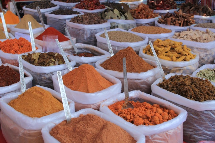 FMCG goods on distribution shelves